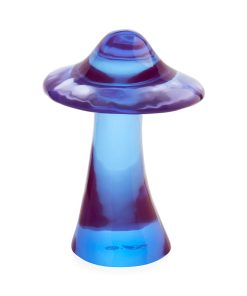Purple Acrylic Mushroom Objet