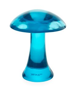 Turquoise Acrylic Mushroom Objet