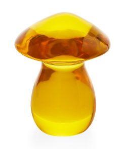 Yellow Acrylic Mushroom Objet