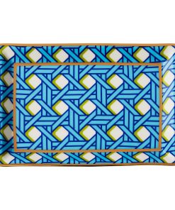 Basketweave Rectangle Tray