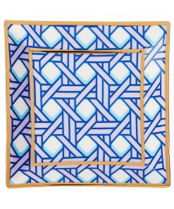 Basketweave Square Tray