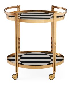Op Art Bar Cart