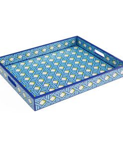 Basketweave Lacquer Tray