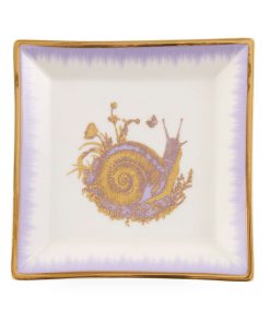 Botanist Snail Square Tray