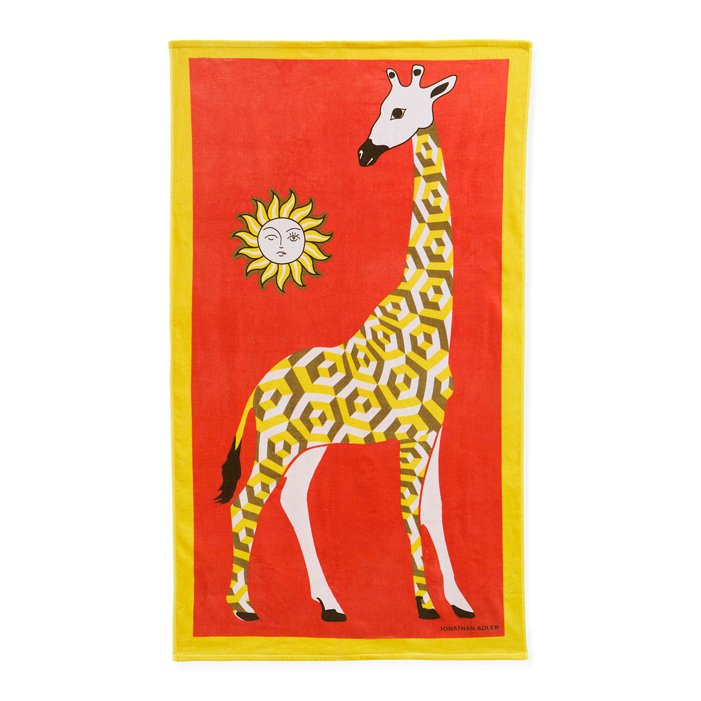Giraffe Beach Towel