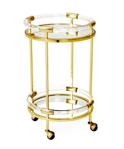 Jacques Round Bar Cart