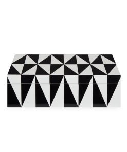 Medium Op Art Lacquer Box