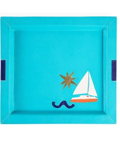 Playa Leather Boat Tray