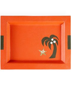 Playa Leather Palm Tree Tray