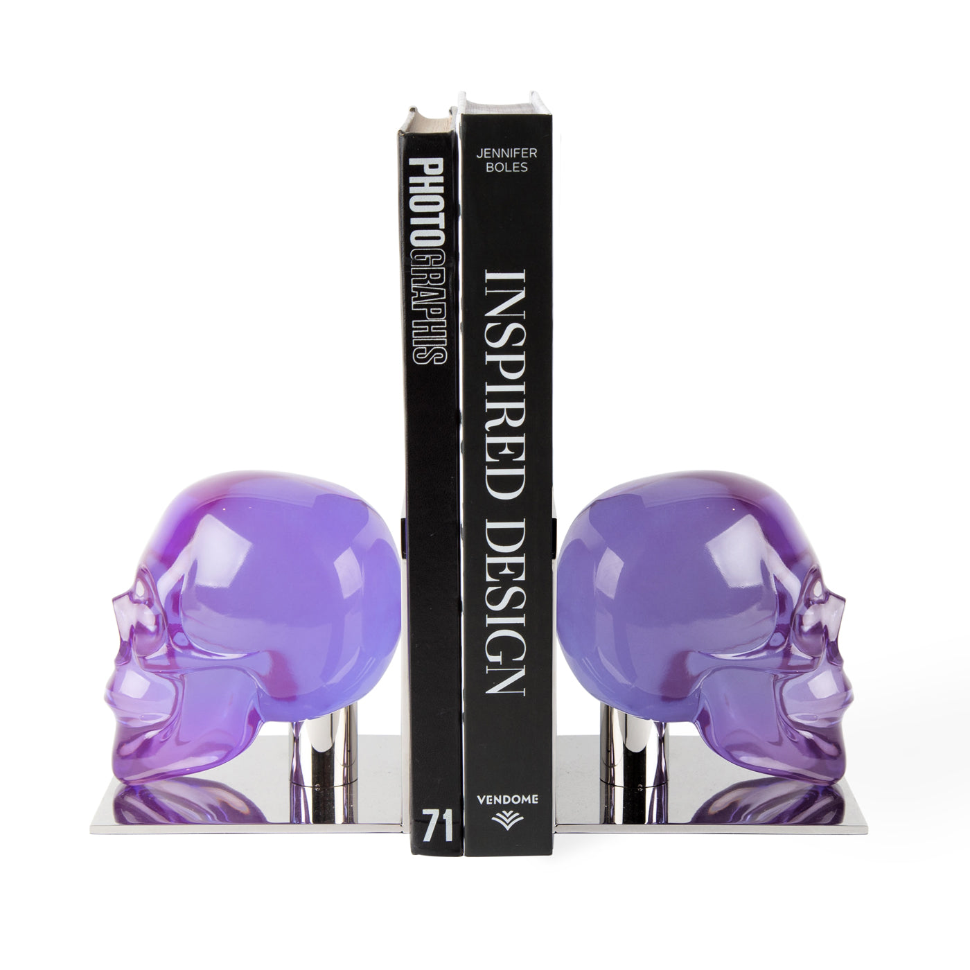 Skull Bookends